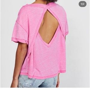 Free People Pink Shirt!